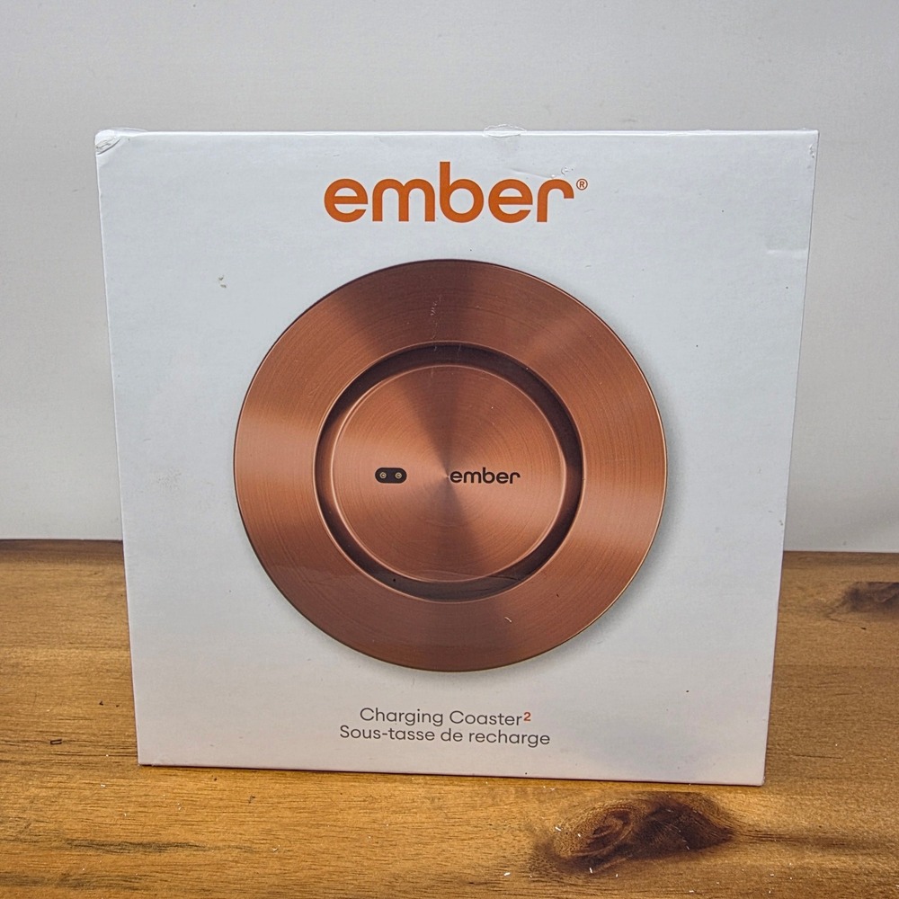 Ember Charging Coaster 2 for Ceramic Mug 2 Copper CM19XC1005AM New Sealed